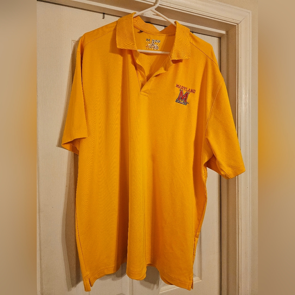 Maryland Terrapins Under Armou Polo Size:2XL.